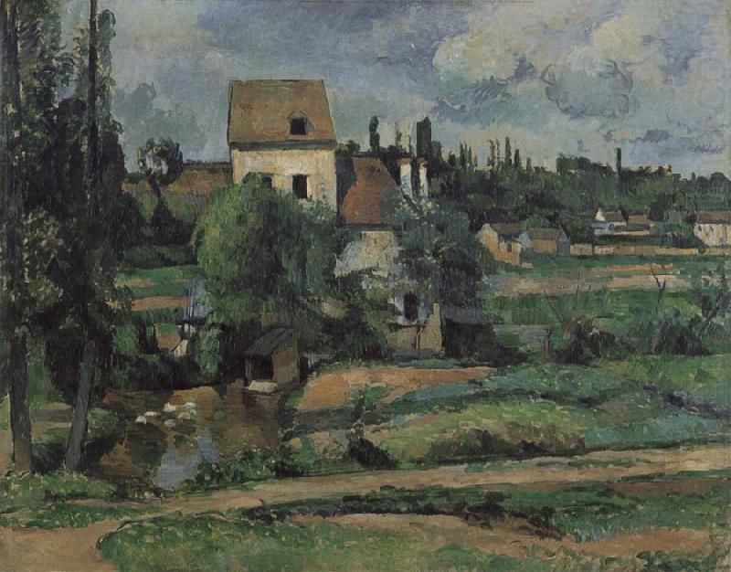 Mill on the Couleuvre at Pontoise, Paul Cezanne